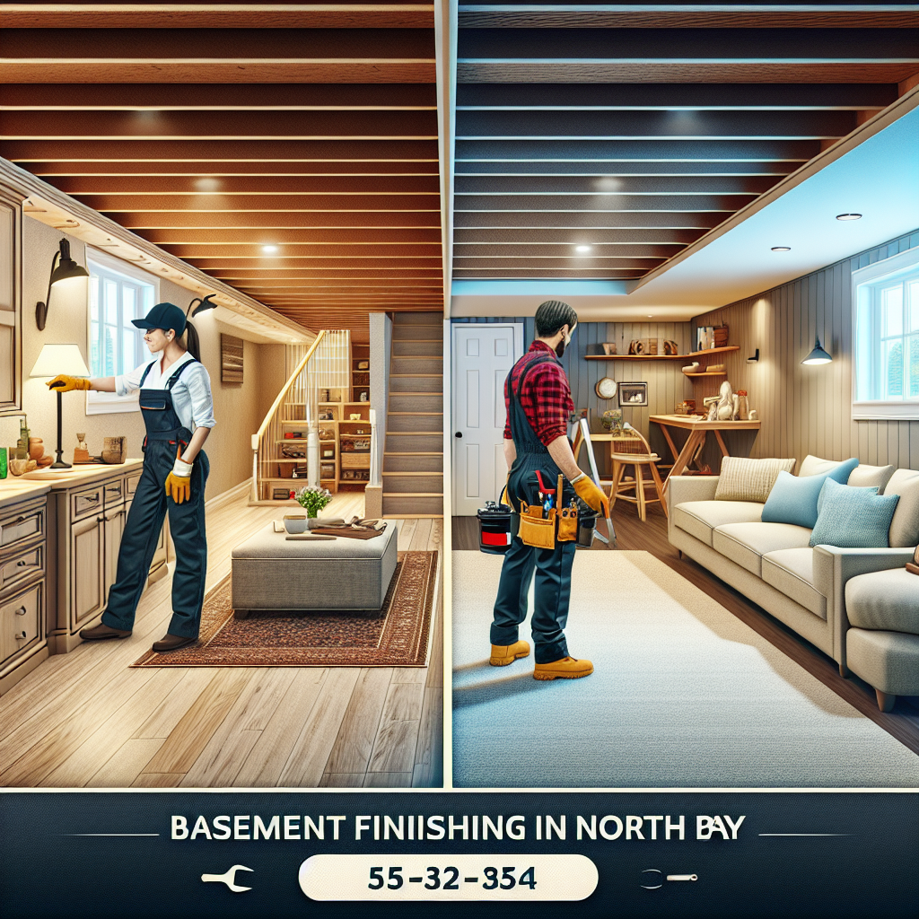 Affordable basement finishing services in North Bay
