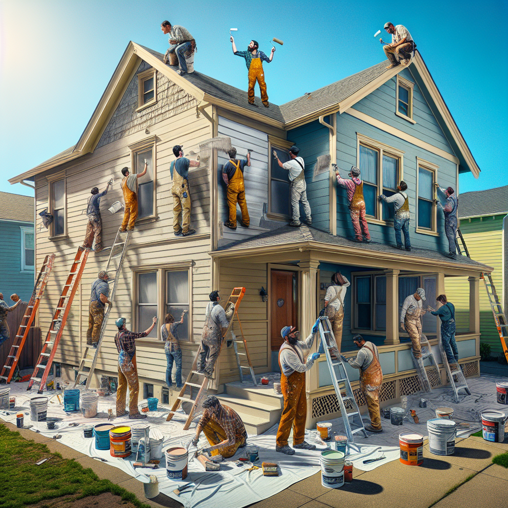 Exterior painting and siding services in North Bay