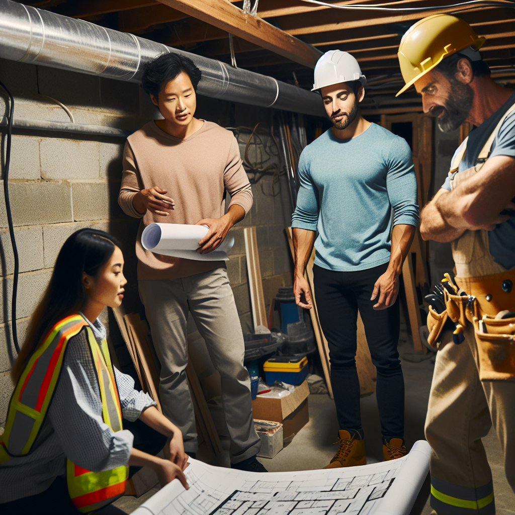 Residential basement contractors in North Bay