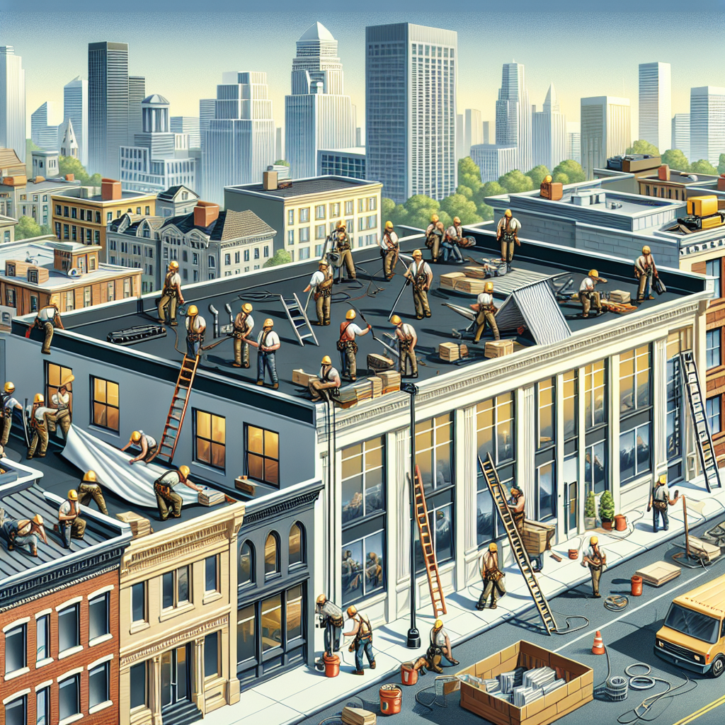 Commercial roofing contractors for renovations in North Bay