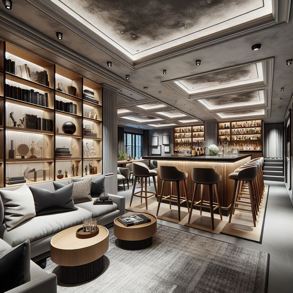 Custom basement renovations in North Bay
