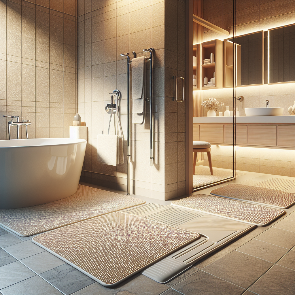 Non-slip bathroom flooring solutions