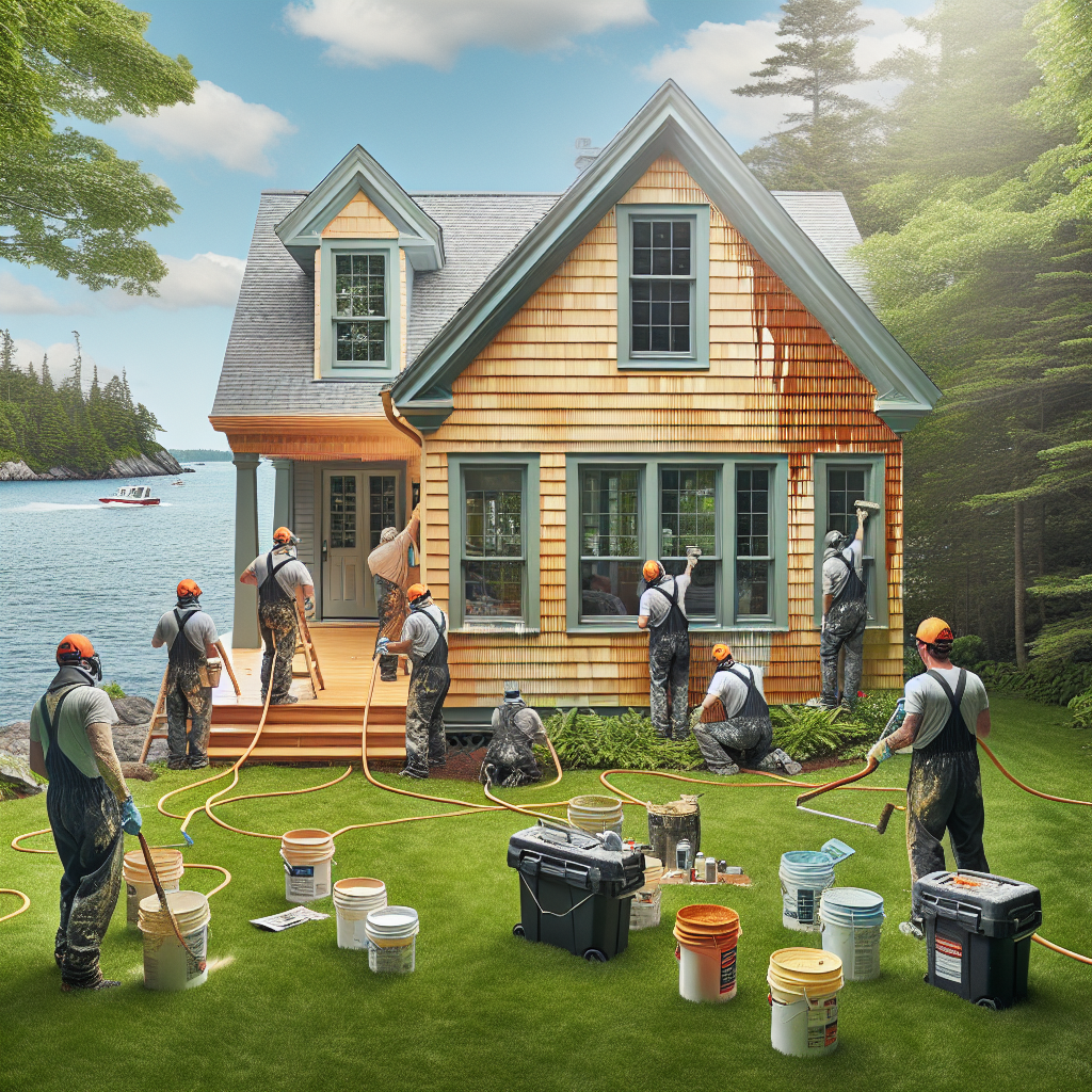 Exterior painting and siding services in North Bay